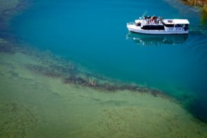 Clear crystal waters to be enjoyed whilst cruising on Lake Wakatipu.